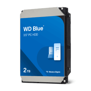 Western Digital WD Blue 2TB Desktop Hard Drive Western Digital WD Blue 2TB Desktop Hard Drive official product image