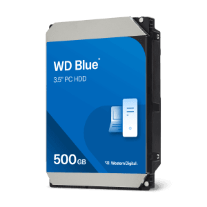 Western Digital WD Blue 500GB Desktop Hard Drive Western Digital WD Blue 500GB Desktop Hard Drive official product image