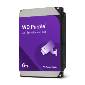 Western Digital WD Purple 6TB Surveillance HDD Western Digital WD Purple 6TB Surveillance HDD official product image